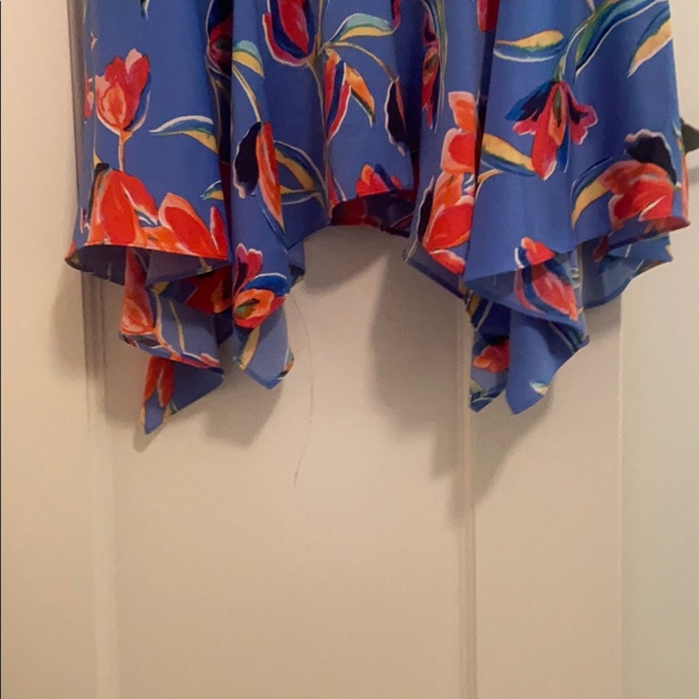 Blue Mid-Length Tea Dress - Picture 4 of 4